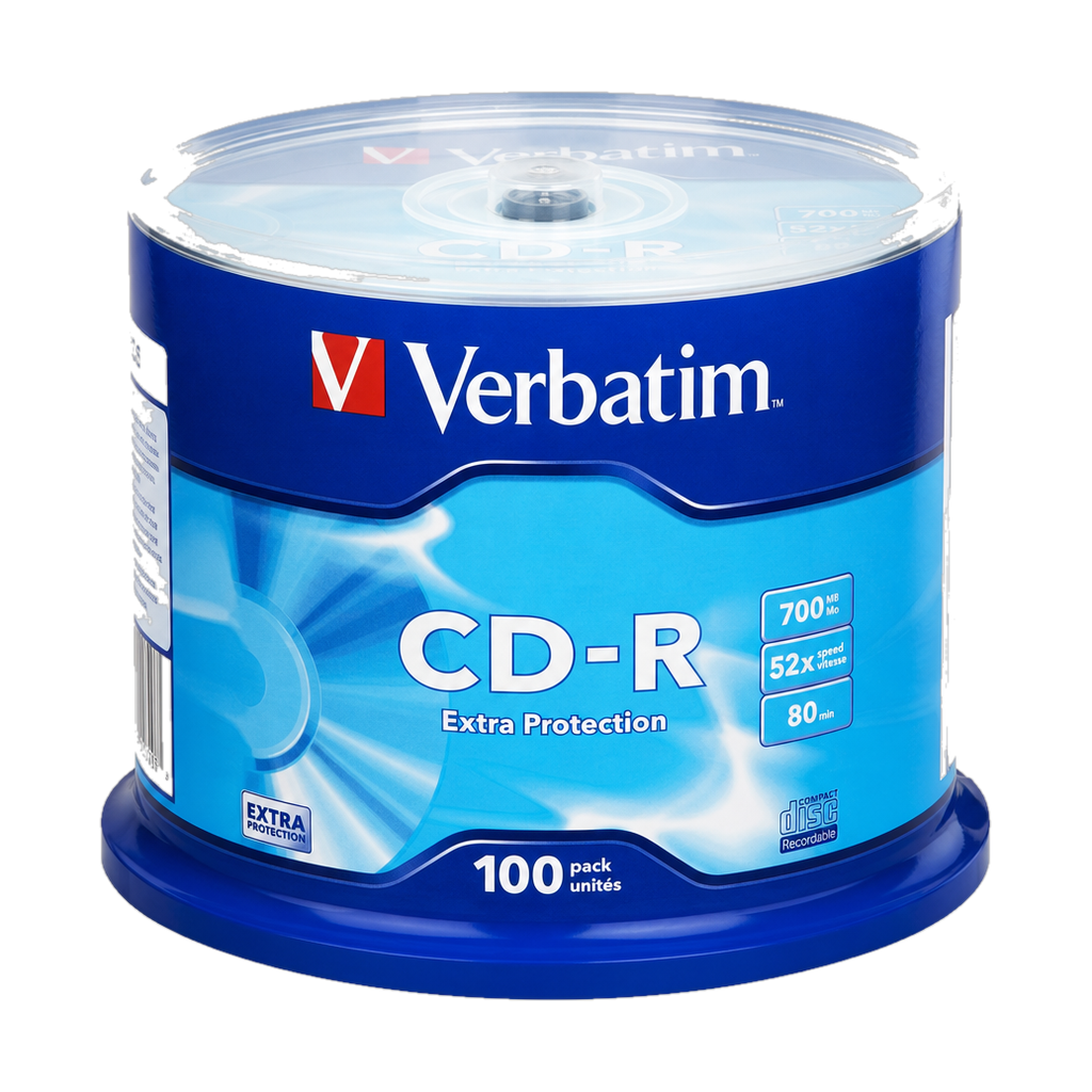 CD-диск Verbatim CD-R (упаковка 100 шт.)