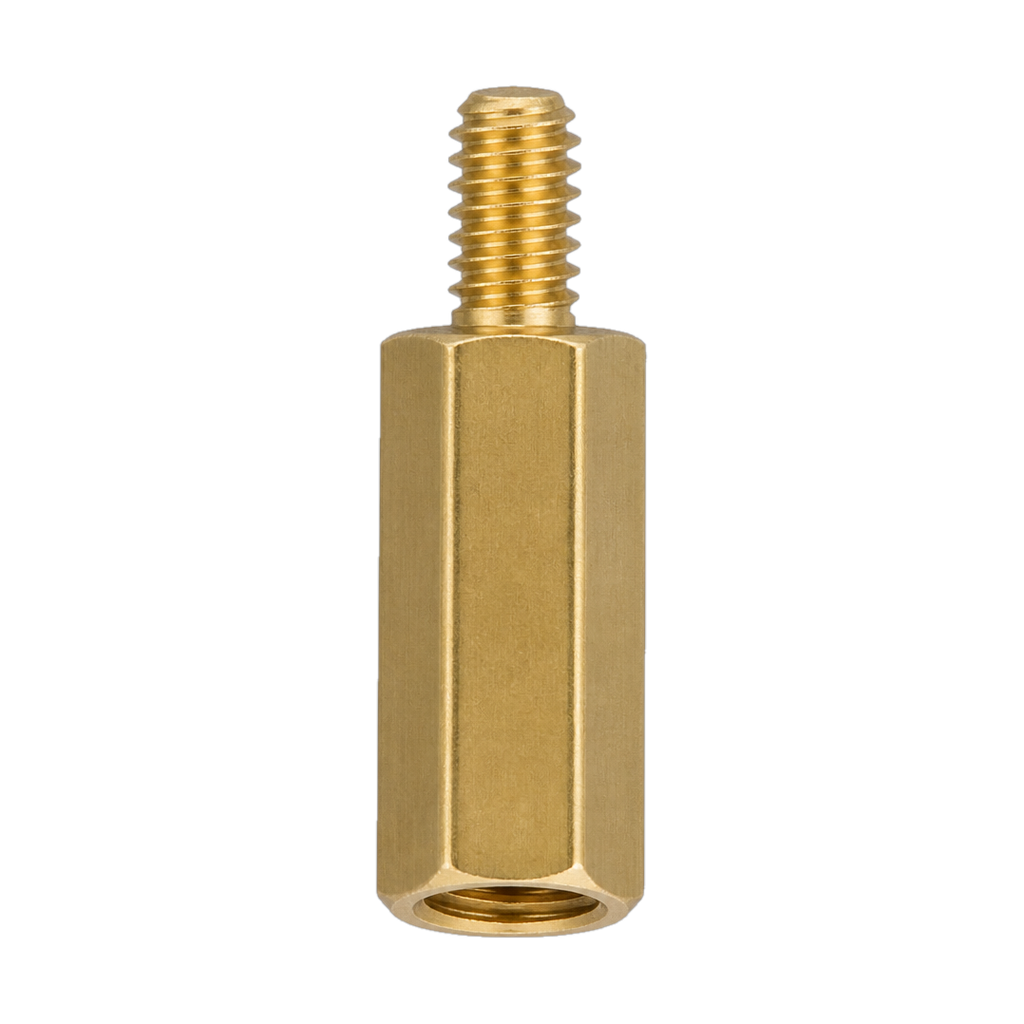 Стойка латунная PCHSN-5 шестигранная, Гайка-Винт Резьба М3