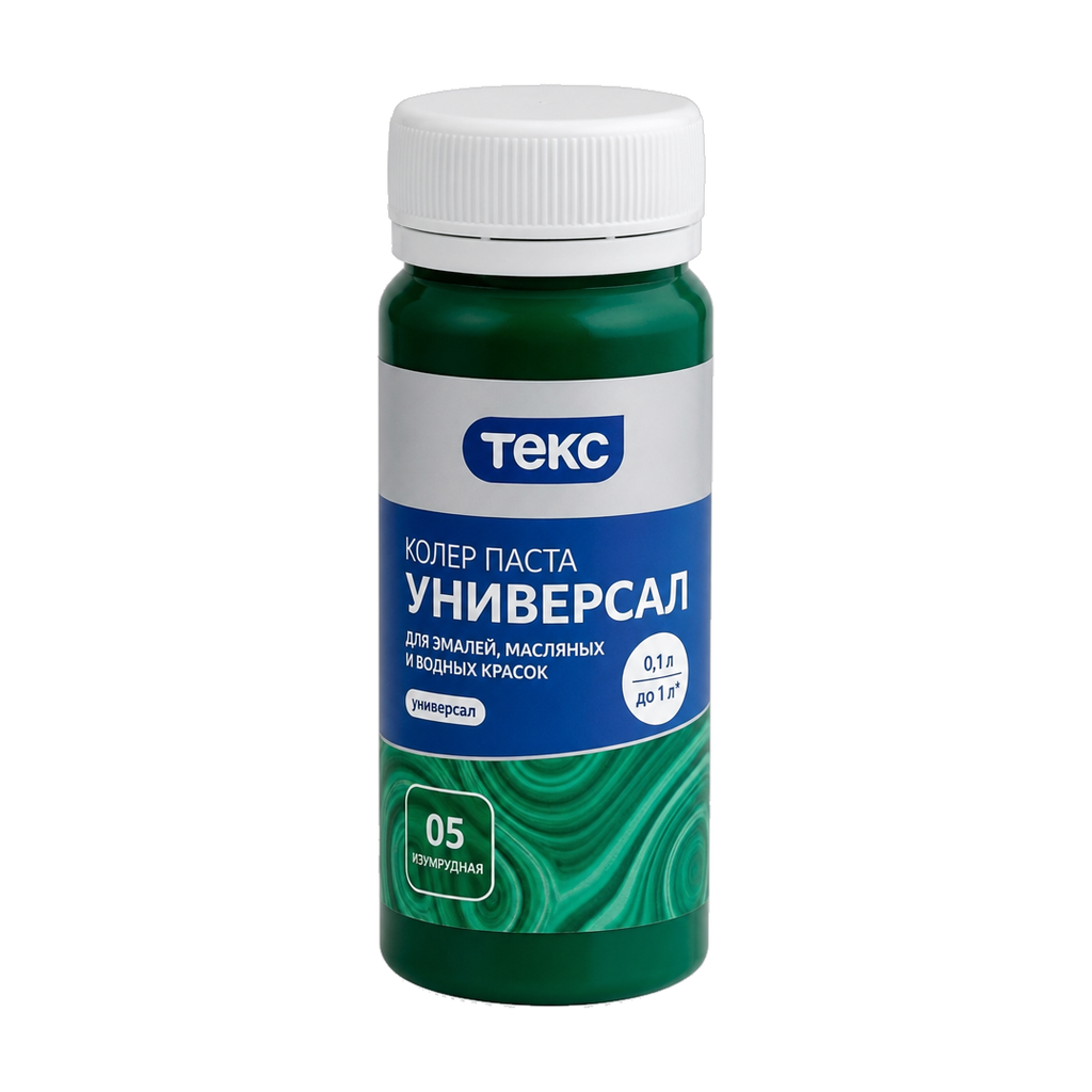 Колер паста Текс Универсал изумрудная №05 0,1 л