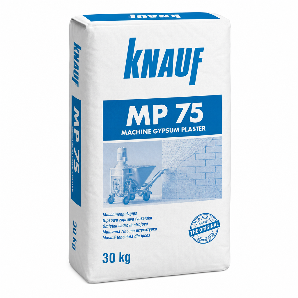 КНАУФ МП-75 штукатурка машинная гипсовая (30кг)